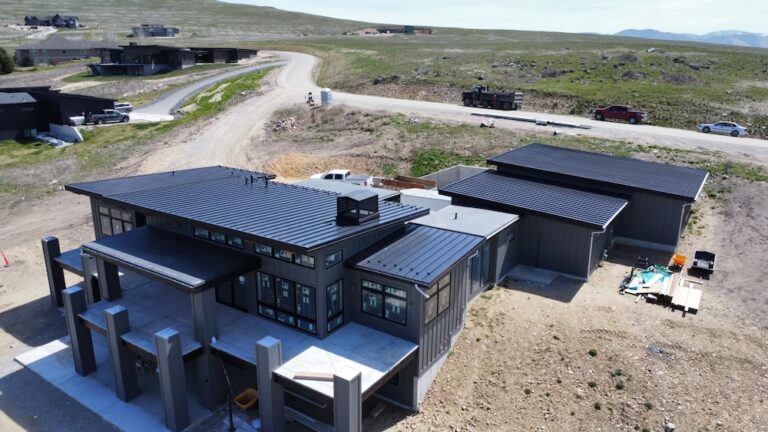 Metal Roofing installed on New Construction Home