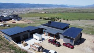 Metal Roofing installed on New Construction Home