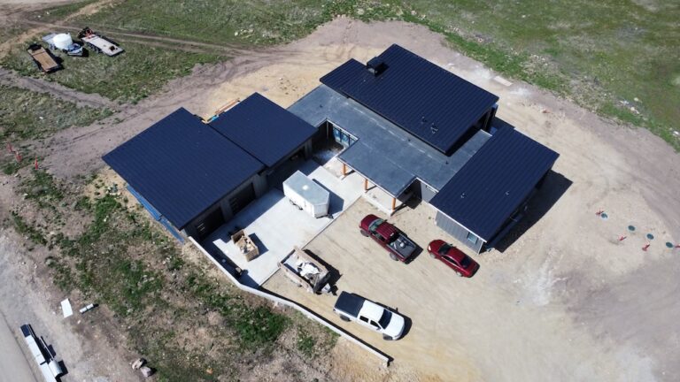 Metal Roofing installed on New Construction Home