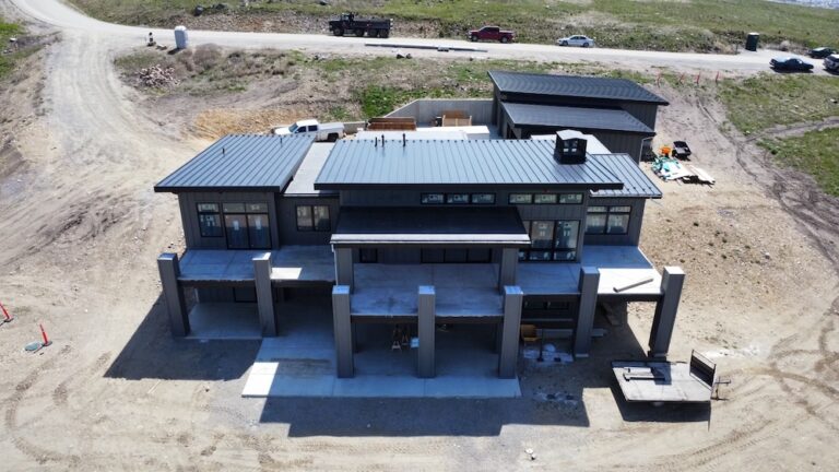 Metal Roofing installed on New Construction Home
