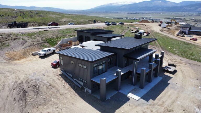Metal Roofing installed on New Construction Home