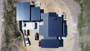 Metal Roofing installed on New Construction Home