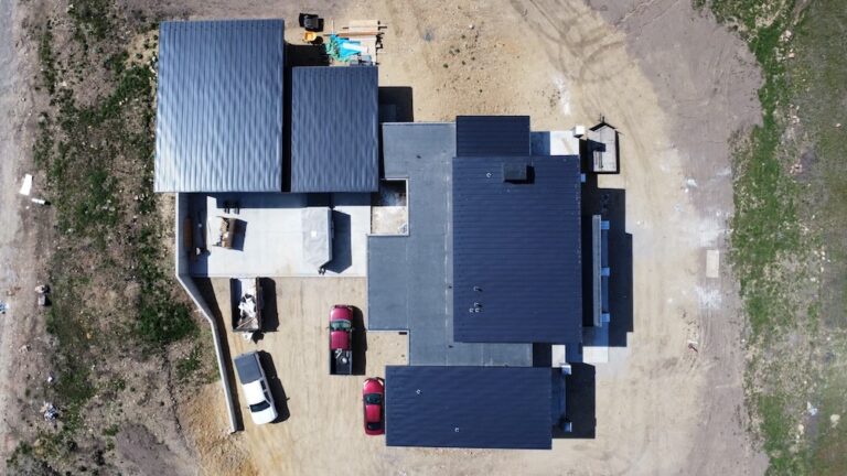 Metal Roofing installed on New Construction Home